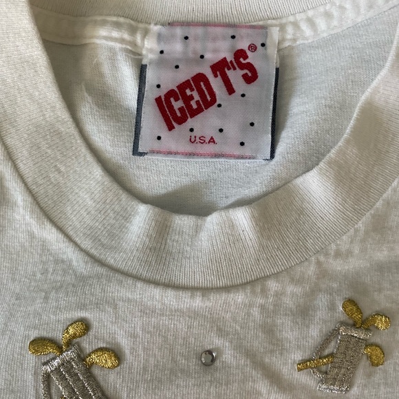 Vintage ICED T’S / Lee Total Cotton Golf Woman Tee - Picture 3 of 4